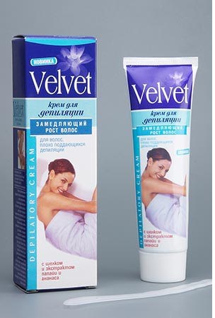 Крем для депиляции Velvet замедляющий рост волос 100 мл в Томске – купить по лучшей цене 194 руб. в интернет-магазине «Стройся»
