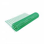 Сетка рабица 50х50х2.2мм, 1.5х10м с ПНД покрытием, зеленая