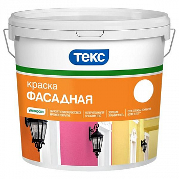 Краска TEKS Universal фасад/ Для фасадов и интерьеров 6,5кг