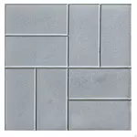 Плитка тротуарная 8 Кирпичей 400*400*50 серый