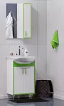 Шкаф-зеркало Спектр 50 зеленый