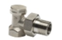 Запорный клапан для радиатора угловой 1/2"AQUALINK