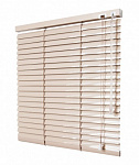 Жалюзи Горизонтальные СТАНДАРТ бежевый,25mm (пластик) Ширина 140 см Высота 160 см
