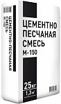 Цементно-песчаная смесь М150, 25 кг
