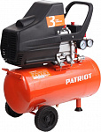 Компрессор масляный коаксиальный PATRIOT EURO 24/240 (220В, 1.5кВт, 8бар, 240л/мин, 24л, 20кг)