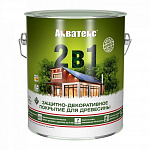 Защитно-декоративное покрытие Акватекс 2в1, сосна 2.7л