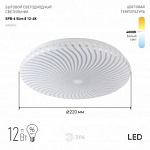 Светильник потолочный ЭРА Slim без ДУ SPB-6 "Slim 8" 12-4K светодиодный 12Вт 4000K