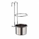 СТАКАН ПОДВЕСНОЙ 135X105X260/105Х140Х205 MM ХРОМ