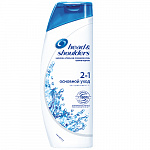 HEAD&SHOULDERS шампунь 400мл против перхоти Основной уход 2в1 для нормальнх волос