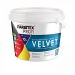 Покрытие декоративное Farbitex Profi VELVET с эффектом перламутрового бархата серебро (0.8 л)