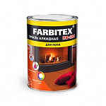Эмаль ПФ-266 для пола FARBITEX красно-коричневый 0.8кг