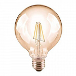 Лампа интерьерная Gauss LED Filament G95 E27 8W Golden 740lm 2400К 1/20