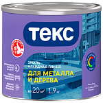 Эмаль TEKS ПФ-115 для металла и дерева белая глянцевая, 1.9кг