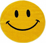 Ковер 1.0*1.0м Smile NC19 желтый, круг