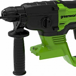 Перфоратор аккумуляторный SDS-Plus GREENWORKS GD24SDS2 (24В б/щ, 2.0Дж, 4500уд/мин, 1000об/мин, 4реж