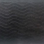 Коврик придверный "Волны" 40x60см