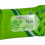 Салфетки влажные 15шт BIOCOS SPA Harmony зеленый