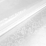 Клеенка тканевая с TPU покрытием JACQUARD, 1,4*20 м., мод. YM-T07C НГ белый