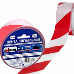 Лента сигнальная 50мм х 150м, красно-белая