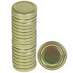 Крышки винтовые Твист-Офф, d 82мм, Дачный сезон, золото, (уп.20шт.)