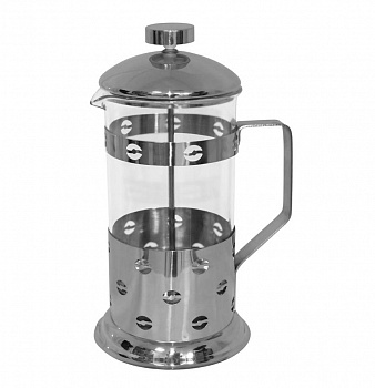 Чайник/кофейник (кофе-пресс) "Кофе" B535-600ML (сталь)